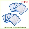 10PCS 25 Micron Herbal Hash Bubble Ice Bag Pressing Screens Essential Component for the Drying Process 1