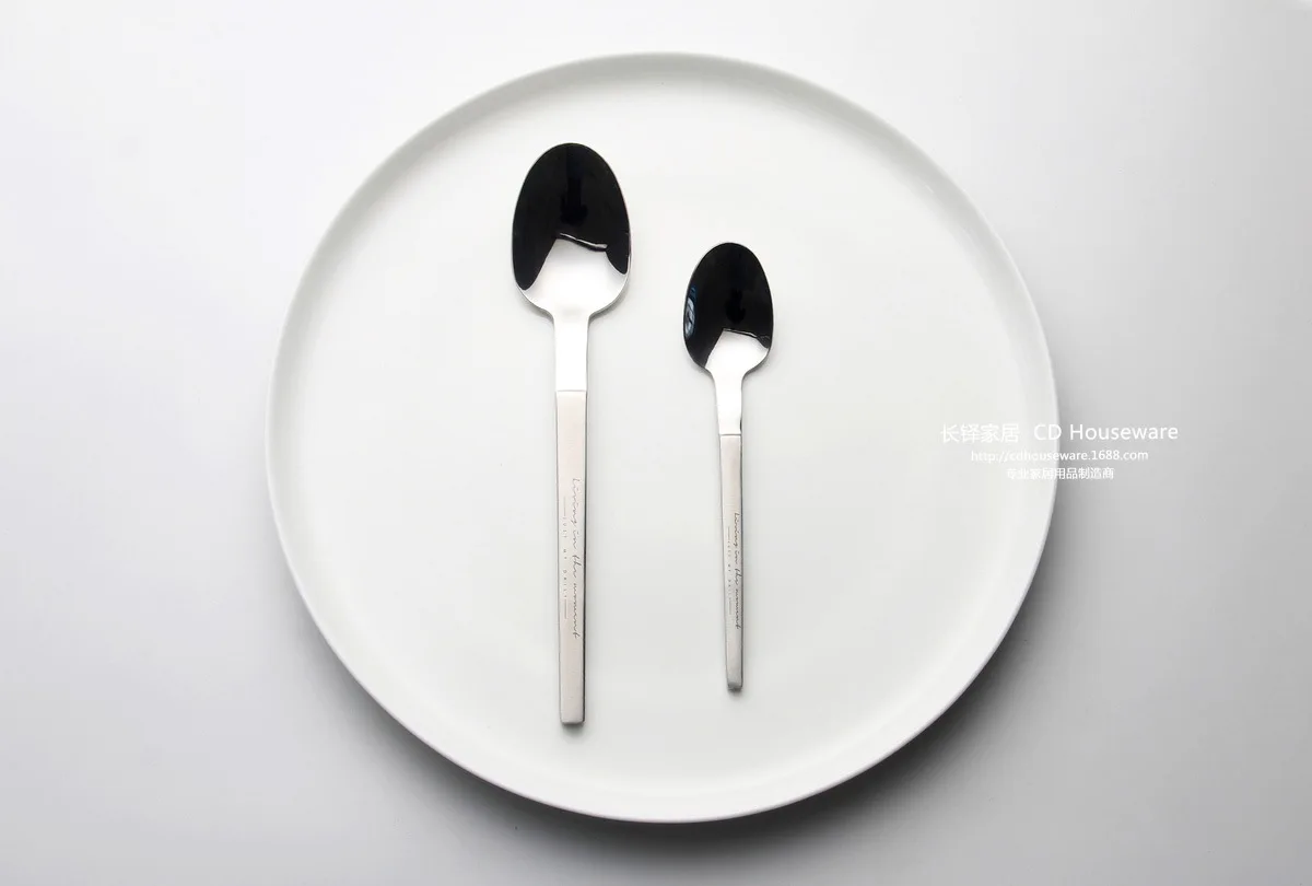 Description Picture 6 of item4pcs 304 Stainless Steel Dinnerware Cutlery Set Western Tableware Steak Knife Fork Tea Spoon Kitchen Flatware Dishwasher Safe