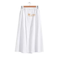 AHSNME Customized Logo Monogram Letter Bathrobe for Woman Beauty Salon Pure Cotton Bath Wrap Custom Bath Skirt 1