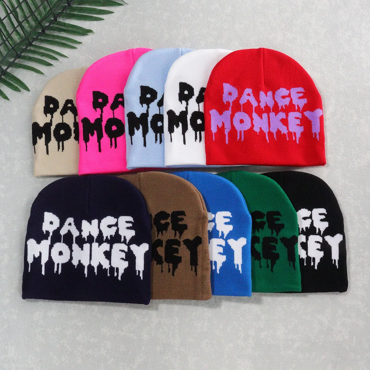 

Fashion Hip Hop Multicolor Letters For Men And Women Adult Wool Knitting Y2K New Hot Selling Autumn/winter Pullover Hat