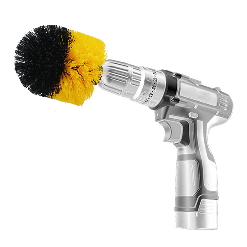 3.5'' Inch Drill Brush Car Detailing Power Scrubber Brush for Car Wash Polisher Bathroom Kitchen Cleaning Tools Car Accessories 5