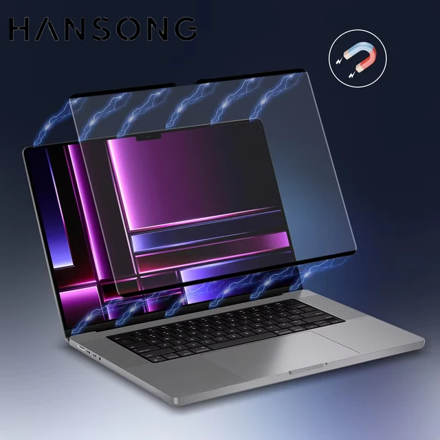 Magnetic HD Screen Protector For Macbook Air 13 M1 A2179 A2337 A2681 Macbook Pro 13 14 15 16 A2289 A2251 Screen Protector Film
