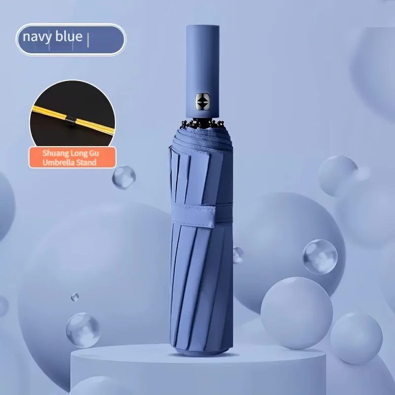 Weather-Resistant Automatic Umbrella with 24-Bone Design - Available in a Range of Colors