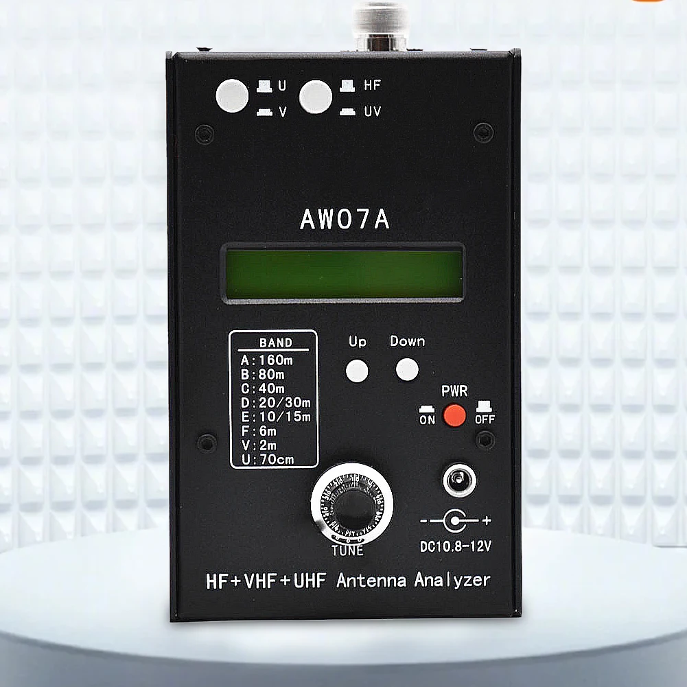 Description Picture 6 of itemHF/VHF/UHF AW07A 1.5-490MHZ 160 M HF +UV Antenna Analyzer Meter Spectrum Analyzers with 1.0 To 9.99 SWR Usable Measurement Range