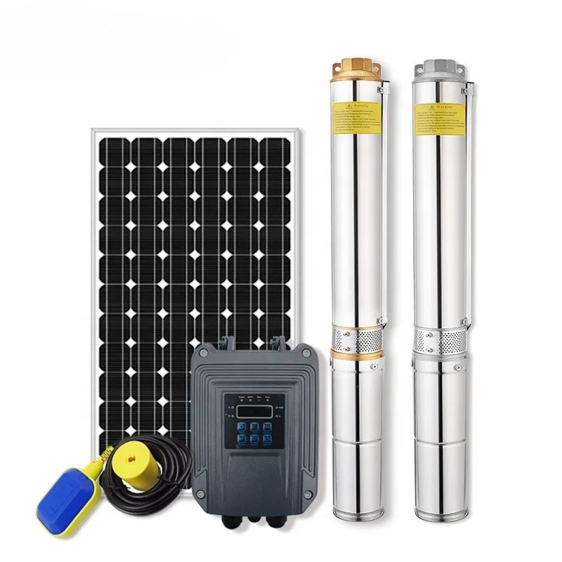 

solar water pumping system dc well submersible price for irrigation 3 inch 48v brushless motor