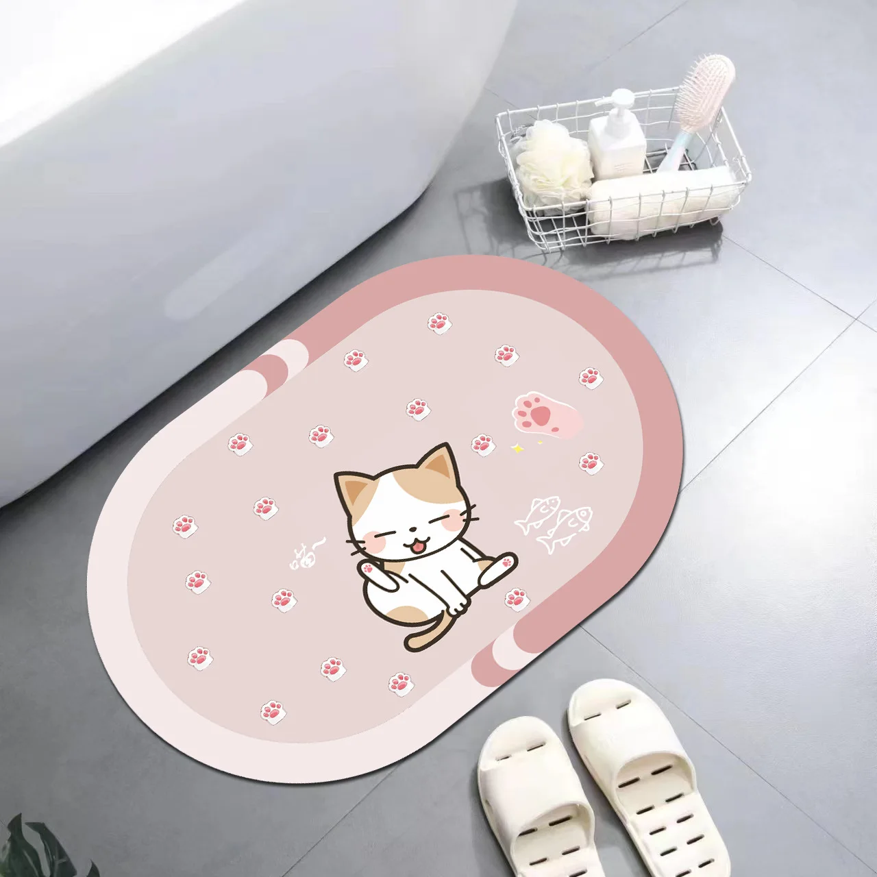 

Cartoon animal crystal velvet floor mat rugs