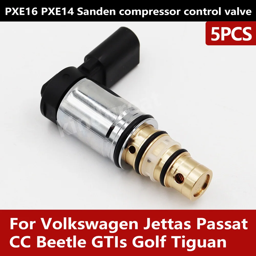 

5PCS/lot Car A/C compressor ac compressor control valve PXE16 PXE14 For volkswagen jettas sanden ac compressor