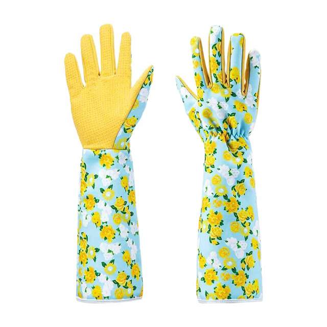 Long Sleeve Gardening Gloves Gardening Gifts Long Elbow Light Protective Gloves Rose Pruning Gloves for Outdoor Work Gardener