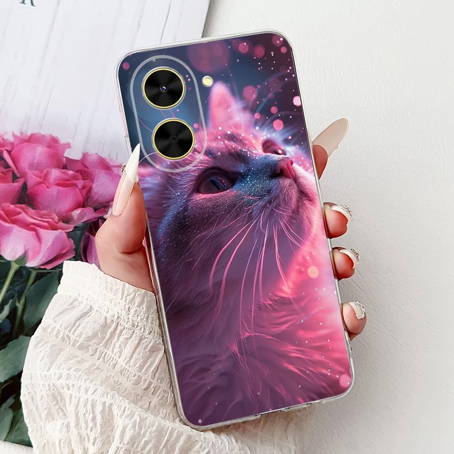 Luxury Painted Soft Silicone Phone Case - Artistic Design Cover