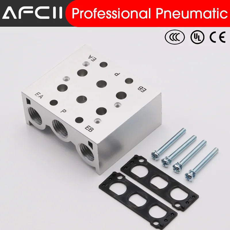 Manifold SS5Y5 SY3120 SY5120 SY7120 Solenoid Valves Air Exhaust 2F/3F