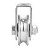 Pulley Wheel Sturdy Professional Pulley Block Load 0.3Tons Single Pulley Block Heavy Duty Rotating Pulley Roller Lifting 6
