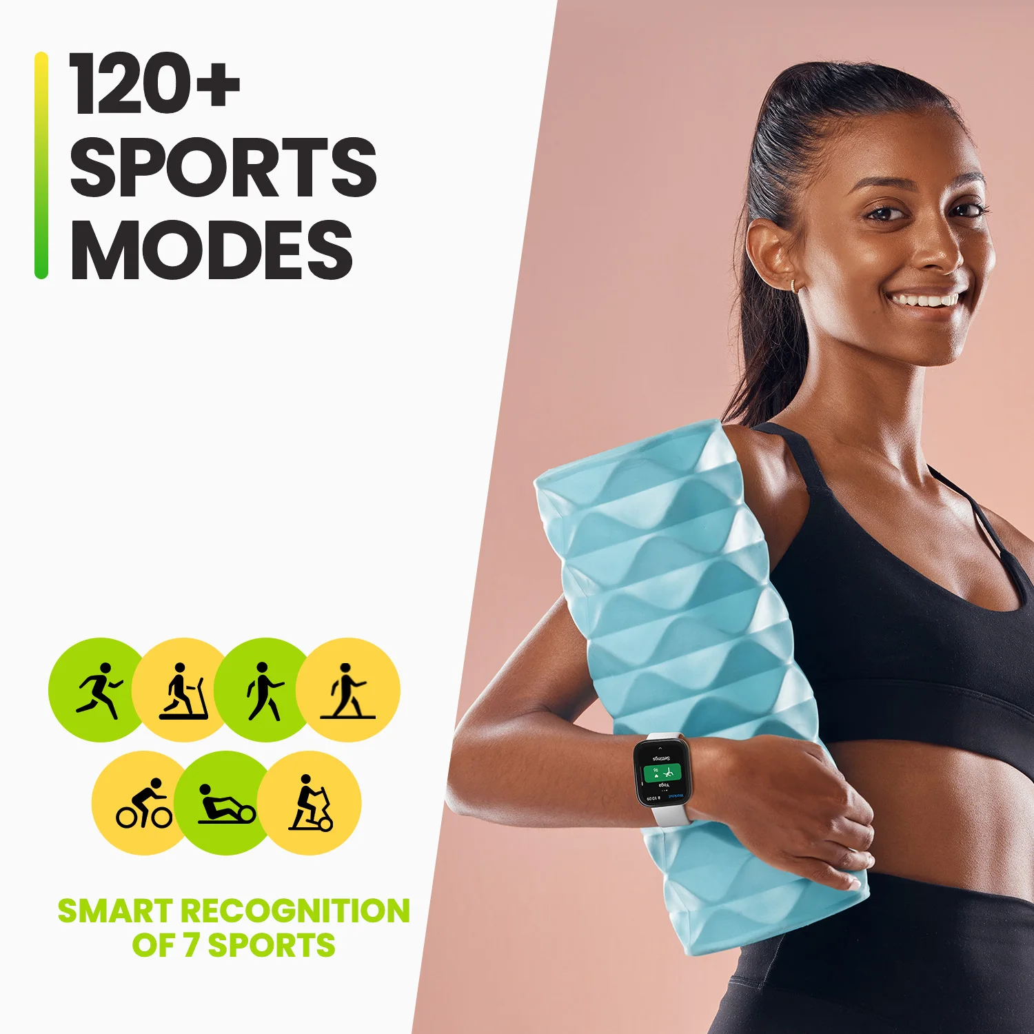 Amazfit-Montre connectée Bip 5 pour téléphones Android et iOS, ultra-large, écran HD 1.91 pouces, Bluetooth, appels téléphoniques, nouveauté