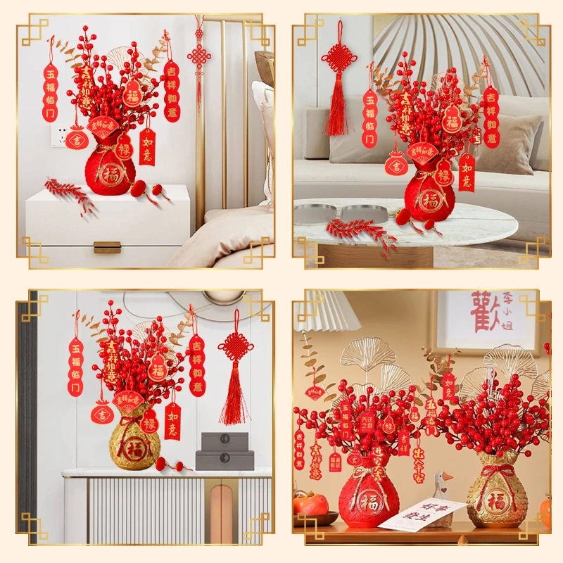 Chinese New Year Decorations 2024 Housewarming Traditional