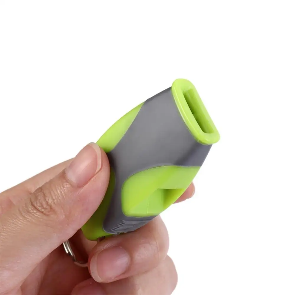 Description Picture 4 of itemSurvival Tools Bicolor Referee Whistles Professional ABS Seedless Whistle Classic Loudest Fish Mouth Whistle Basketball