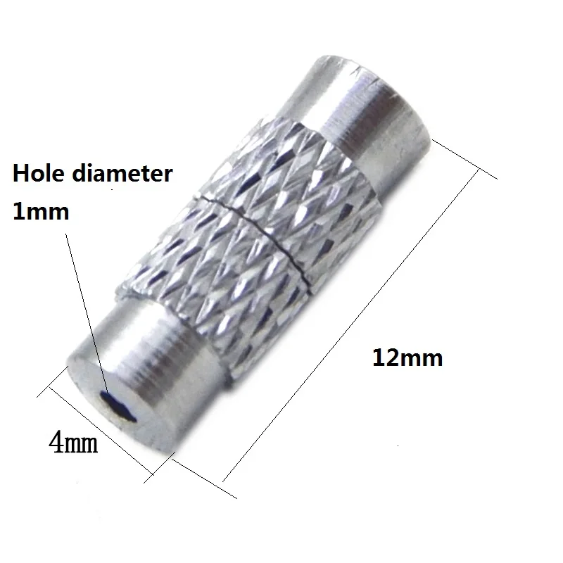 10Pcs/Set DIY jewelry accessories, copper alloy screw buckle, pure silver pearl necklace buckle, bracelet connection, mesh