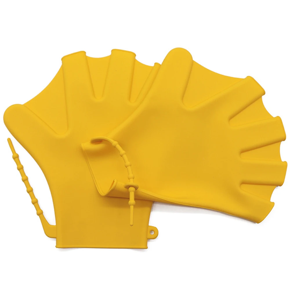 Child Adult Swimming Gloves Webbed Fitness Water Resistance Training Gloves Silicon Swimming Diving Glove Swim Training Mittens 3