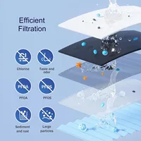 ไส้กรองน้ำ 3 ชิ้น สำหรับระบบกรองน้ำ Brita แบบติดก๊อก  ไส้กรองคาร์บอนกัมมันต์ อุปกรณ์ครัว สีขาว 4