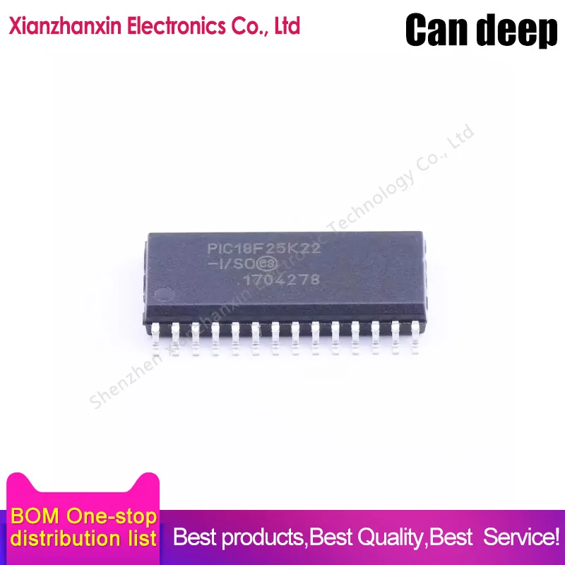 

1~5PCS/LOT PIC18F25k22-I/SO SOP28 PIC18F25k22 Single chip microcontroller
