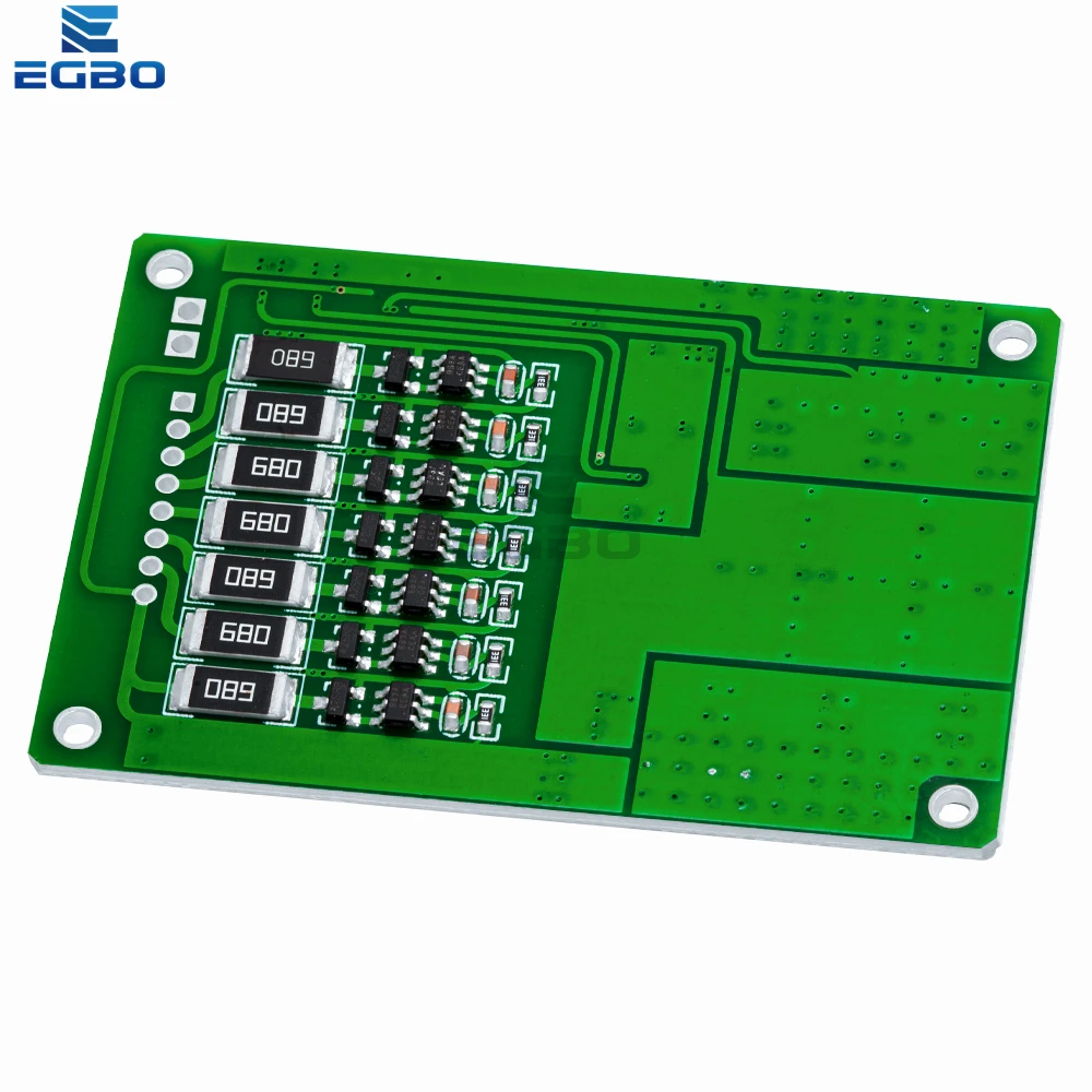 Lithium Battery Protection Plate with Balanced Charge and 15A Current Limit