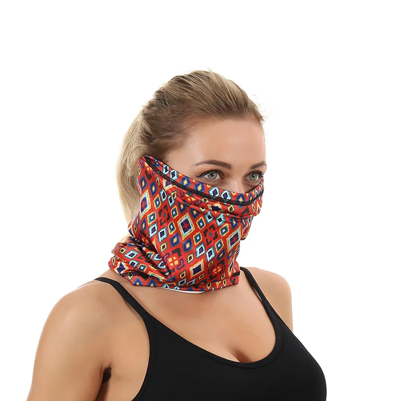 mens infinity scarf Sport Scarf Palace Style Bandana Balaclava Cycling Hiking Tube Face Head Wrap Cover Riding Headband Motorcycle Face Mask Camping head scarf men