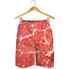 Funny Meat Graphic Beach Shorts For Men Summer Casual Board Ice Shorts 3d Print Loose Plus Size Trunk Short Pants Streetwear 2