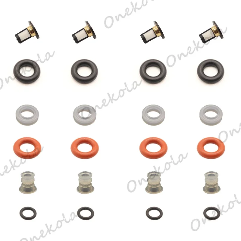 Fuel Injector repair kit Orings Filters for 2005-11 Honda Accord CR-V Element 2.4 16450-RAA-A01