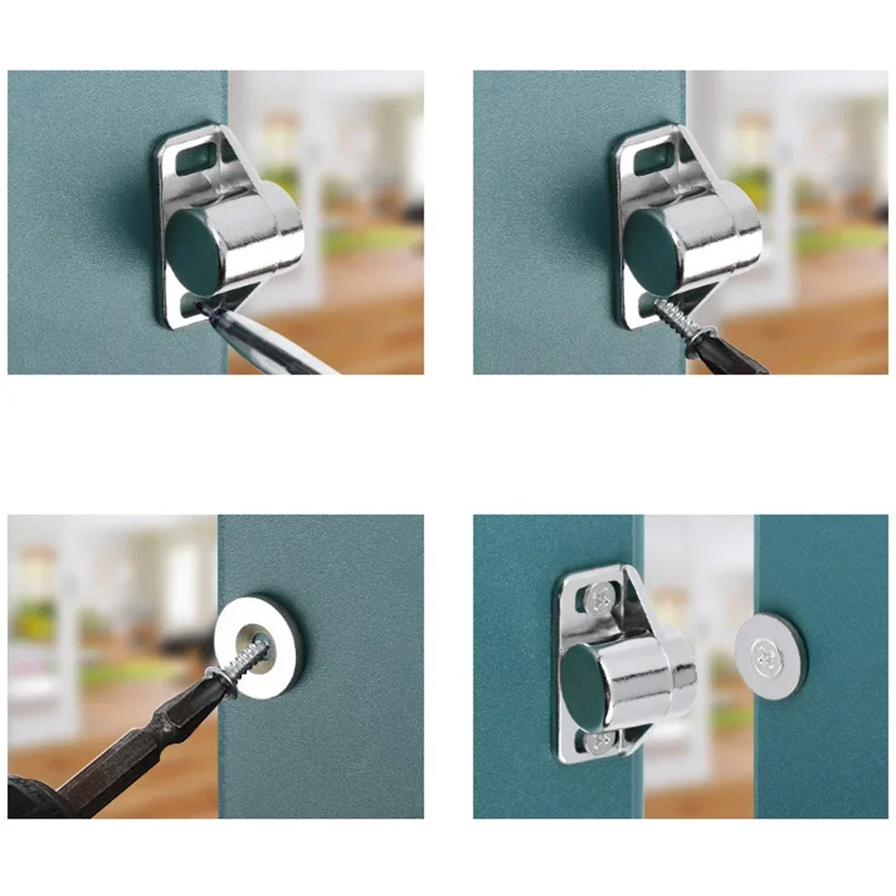 Magnet Cabinet Door Catch Furniture Door Stopper Strong Powerful Neodymium Magnets Latch Cabinet Catches
