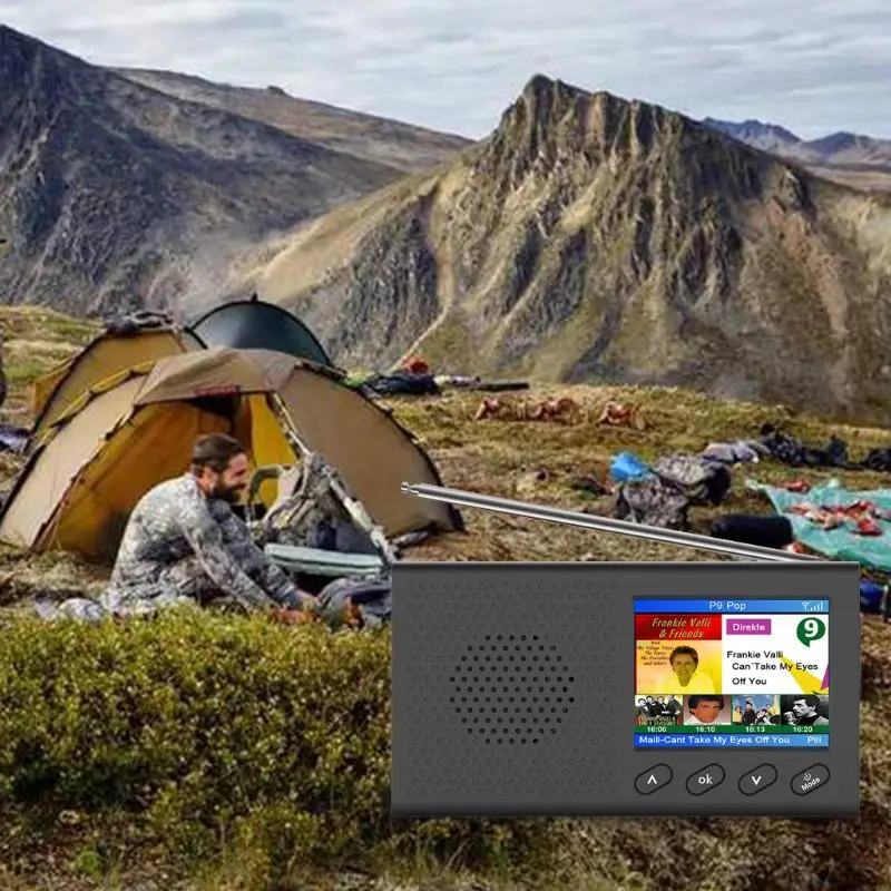 Receptor Dab Portátil Rádio fm Compatível com Bluetooth 4.2 Leitor de Música 35 mm - Image 2