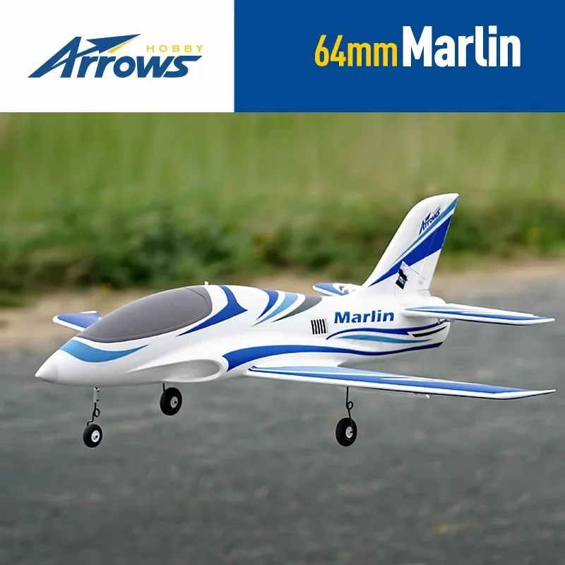 

Blue Arrow 64mm Sports Machine Marlin Fixed Wings Beginner's Guide To Crash Resistant Electric Model Remote Control Aircraft