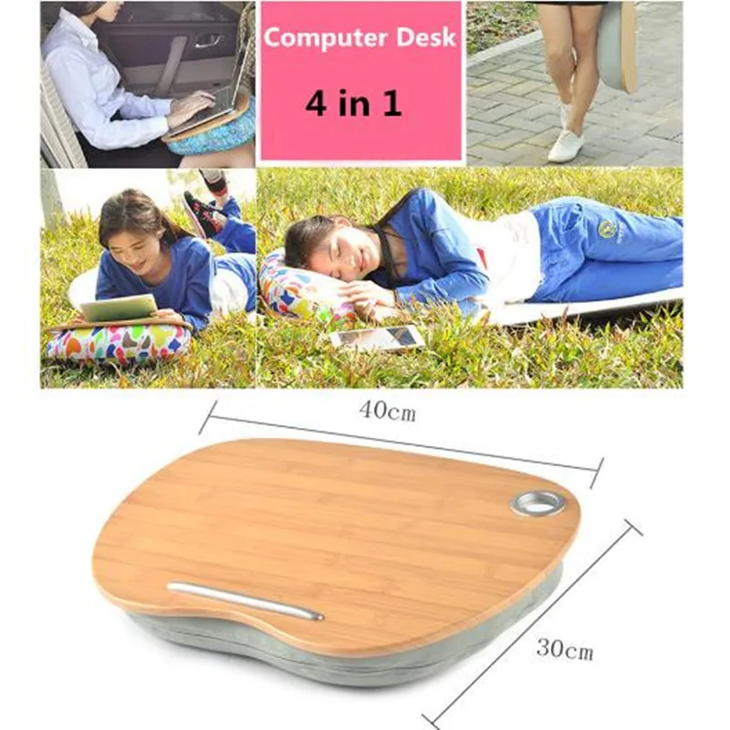 Portable Lap Desk Pillow Cushion Portable Computer Desks Office
