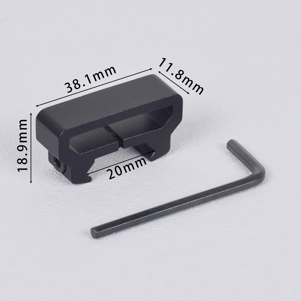Tactical Quick-Detach Sling Mount Adapter for Hunting and Airsoft Rifles