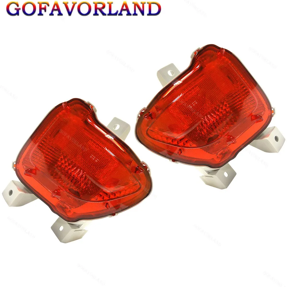 

81456-42010 81457-42010 Rear Lower Left Or Right Bumper Tail Fog Lamp Light Red Plastic No Bulb For Toyota RAV4 RAV 4 2005-2012