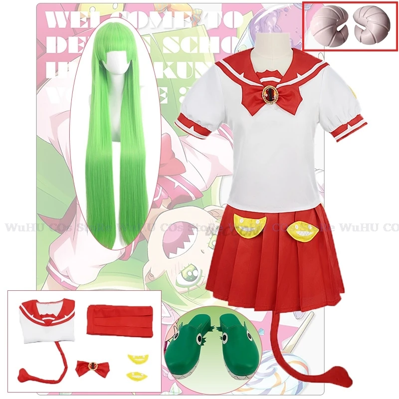 

Anime Welcome To Demon School Iruma-kun Valac Clara Cosplay Costume Custom Women School Uniform JK Shoes Hair Accessories Cos