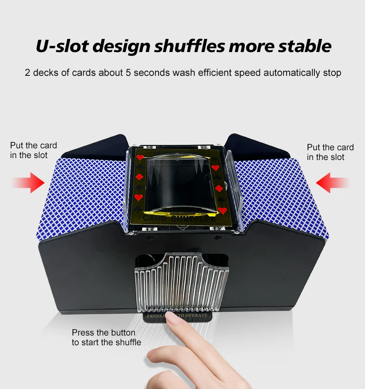 カジノでテキサス ホールデムをプレイするための自動カード シャッフル