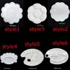 Children's Gift Pigment Tray Alternatives Paint Supply Round Palette Art Paint Tray Plastic Palette Watercolor 5