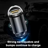 SEAMETAL 100W Hidden Car USB Charger Super Charge Dual USB Port Cigarette Lighter Adapter 30W PD Charger for iPhone iPad Android 3