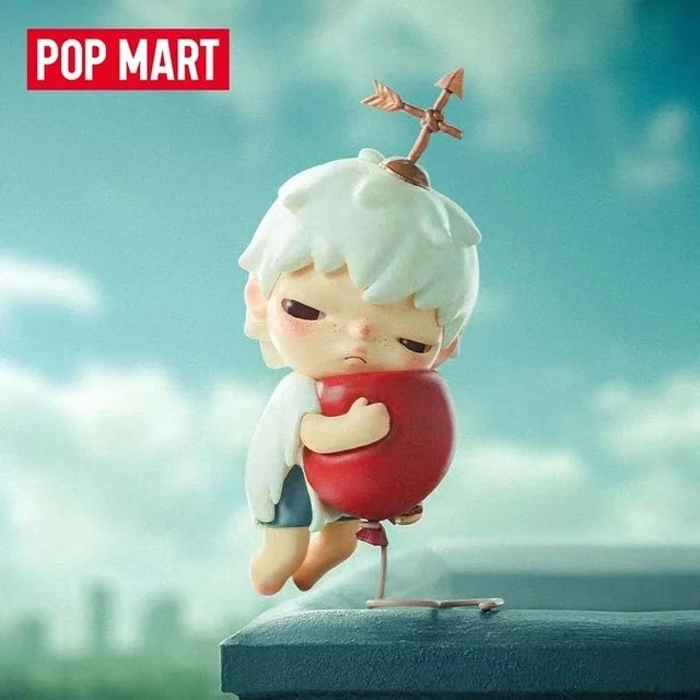 thumbnail image 1 of POPMART Hirono Mime Series Blind Random Box Toys Cute Action Anime Figure Kawaii POP MART Mystery Box Model Designer Doll Gift, 1 of 5
