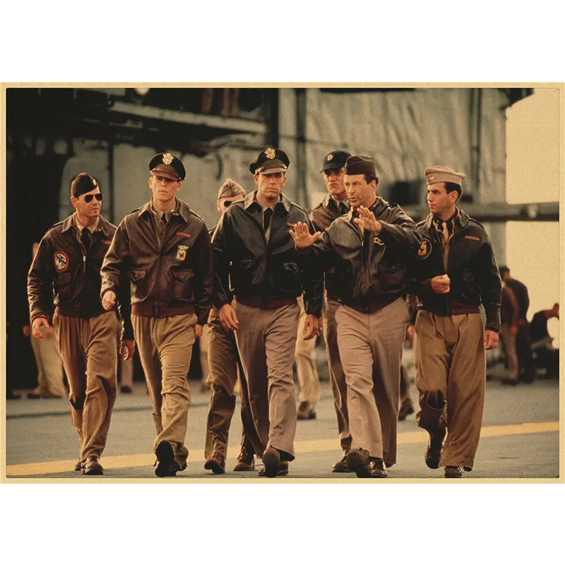 Pearl Harbor Classic Movie Kraft Paper Poster Bar Cafe Living Room Dining room