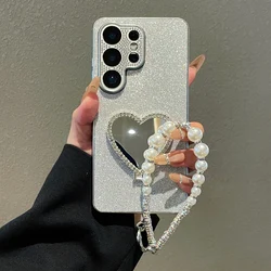 Elegant Phone Ring Case with Luxury Design - S23 (Silver B)