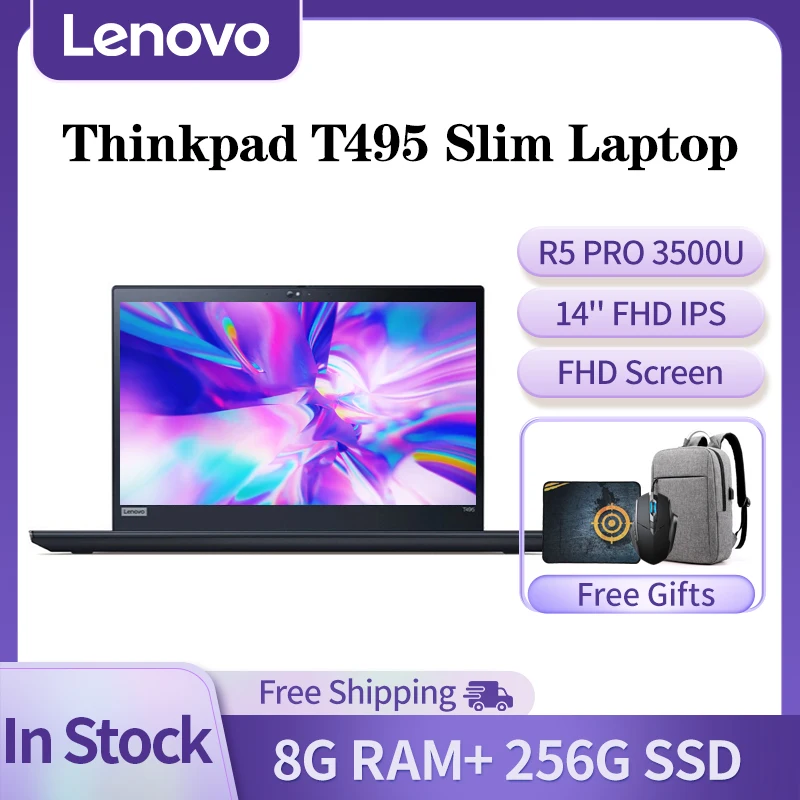 레노버 씽크패드 T495 슬림 노트북, AMD R5 PRO 3500U, 8GB 256GB SSD, 14 인치 FHD LED 비즈니스 노트북 Best Top5 레노버 씽크패드 T495 슬림 노트북, AMD R5 PRO 3500U, 8GB 256GB SSD, 14 인치 FHD LED 비즈니스 노트북 Best Top5