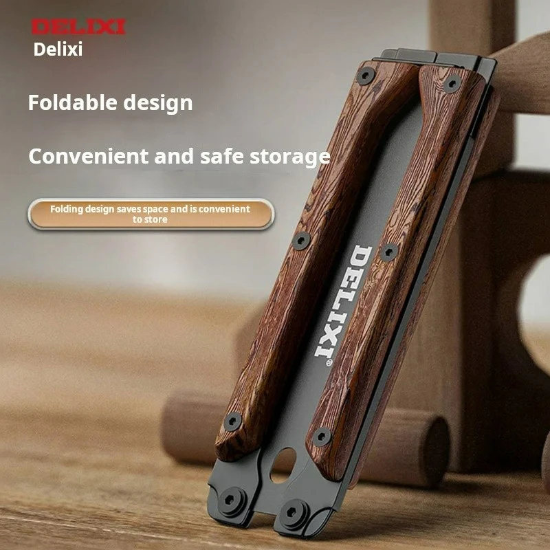 Sharp Woodwork Hand Saw Walnut Handle Double sided fold shrink Butterfly Saw multi purpose saw folding saw handheld saw