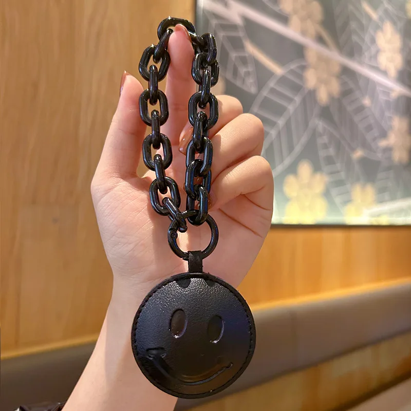 ダークチェーンリング愛革 Yxdian-life キーホルダーペンダント