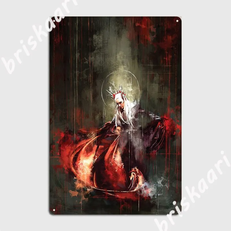 

The King Metal Plaque Poster Club Party Decoration Party Plates Tin Sign Posters