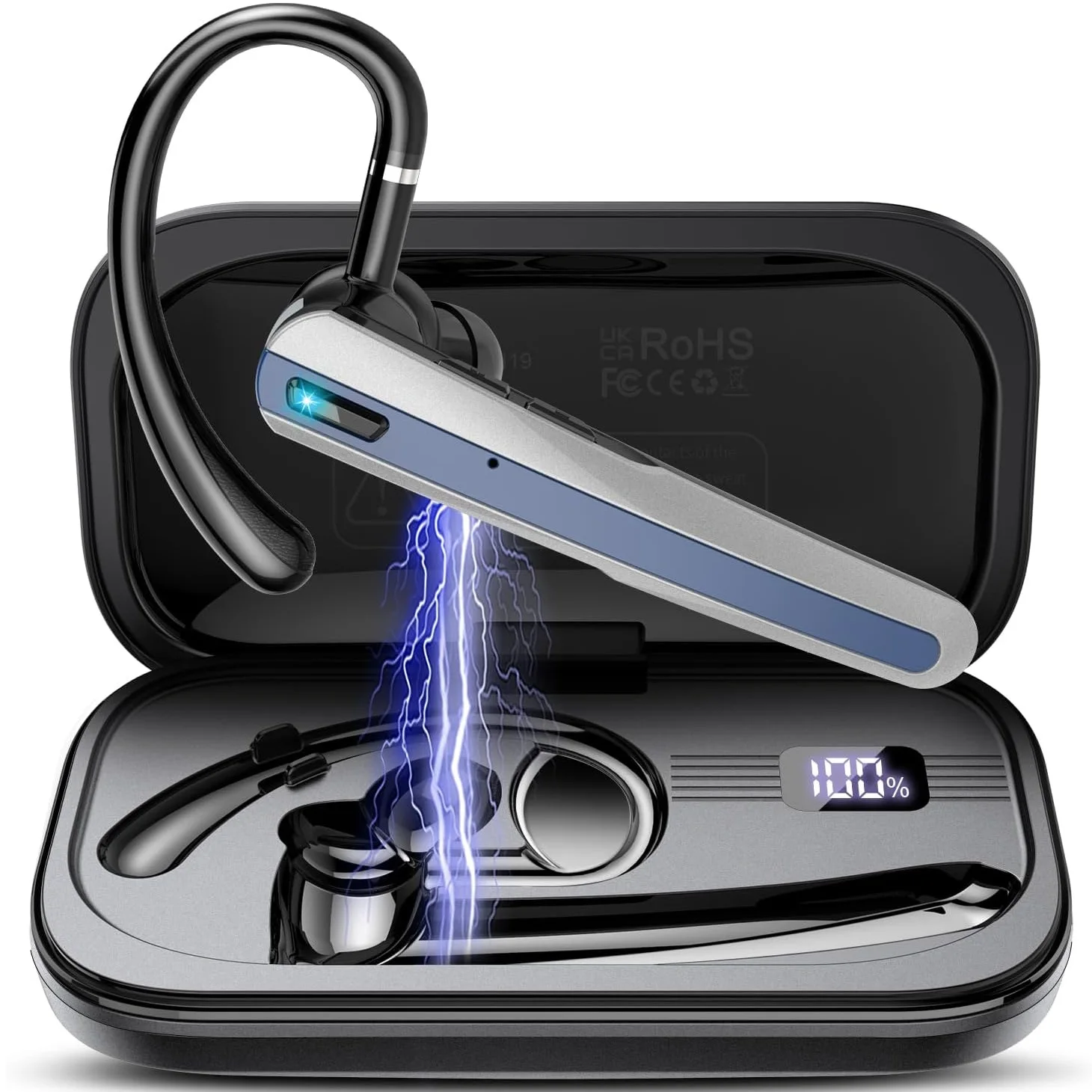 

Bluetooth-гарнитура N19 с шумоподавлением, микрофоном и ENC