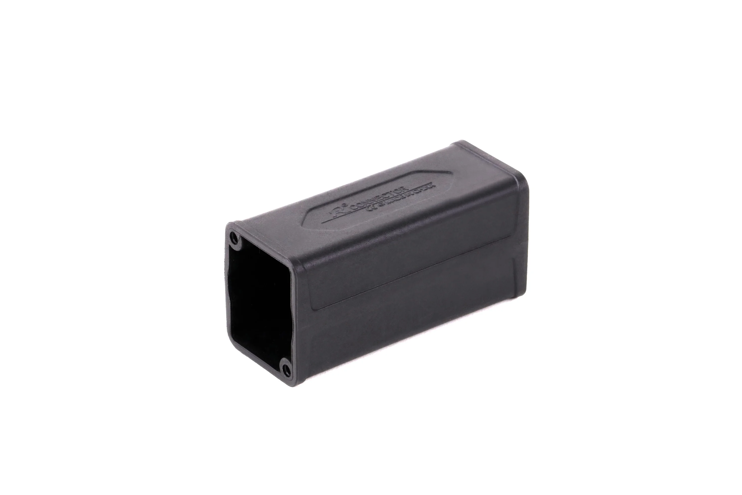 caixa de engate para dispositivo de invólucro de plástico para conector de energia xlr caixa diy com tampas
