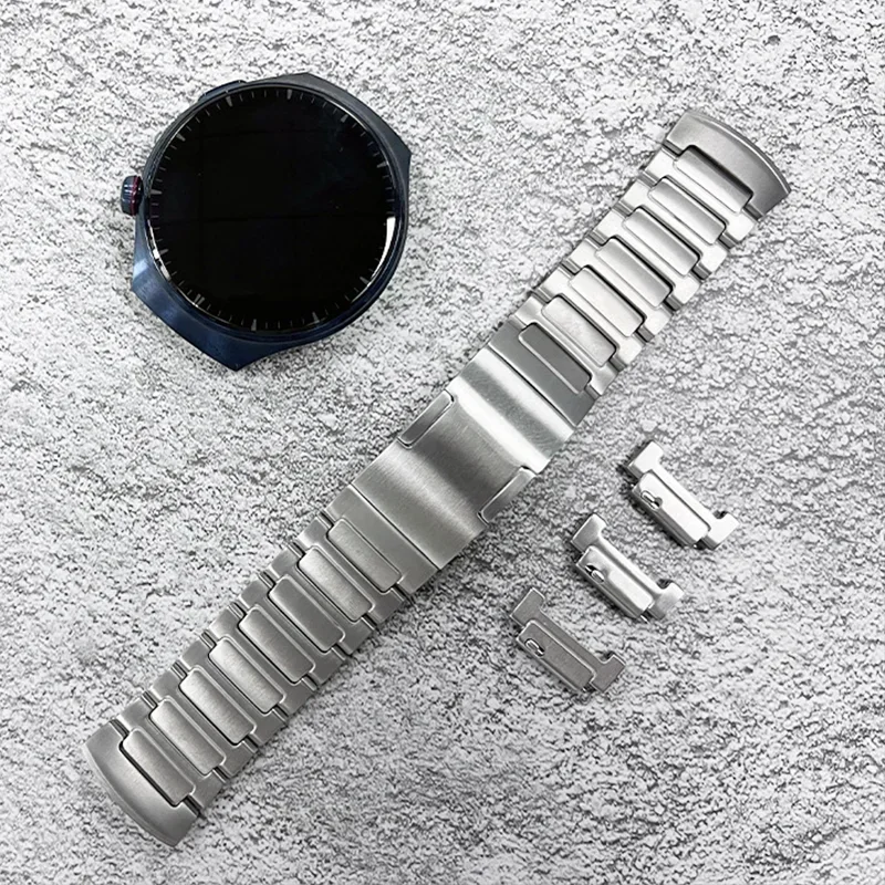 Luxury Titanium Alloy Strap for Premium Smartwatches – Enhanced Metal Bracelet Business Band