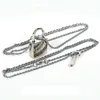 NANA Necklace Honjo Ren Oosaki Nana lover's KEY Lock Metal Pendant Cosplay Costume Gift 2