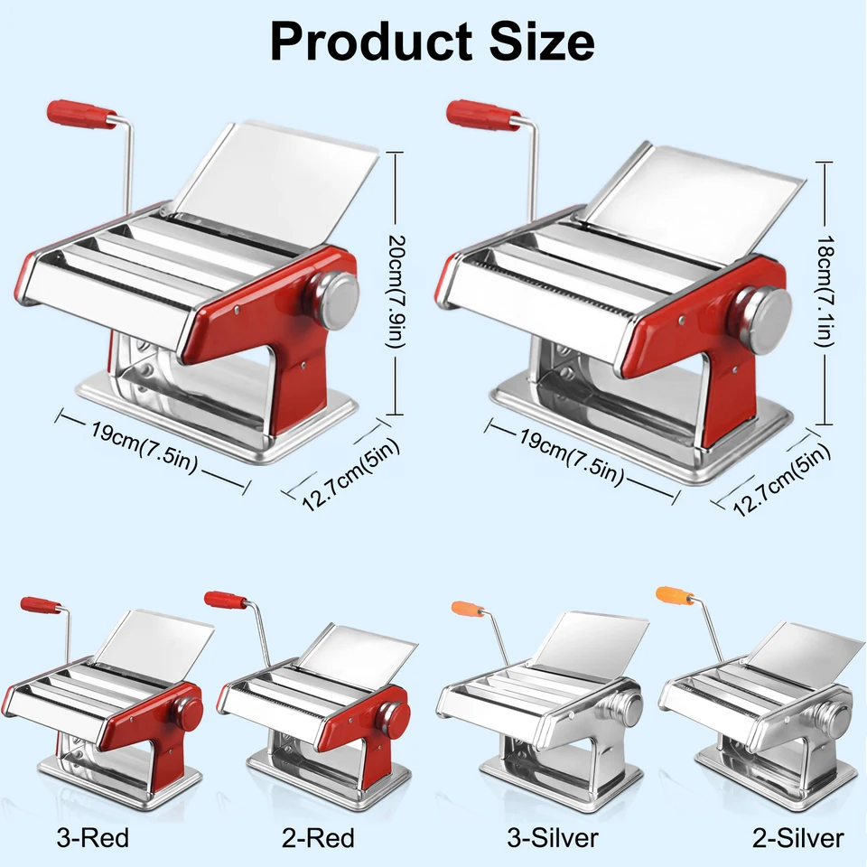 小型手動製麺機マルチキネティックステンレス鋼家庭用フレッシュパスタ