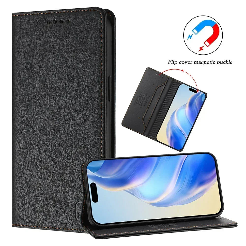 Magnetic Leather Wallet Flip Phone Cover