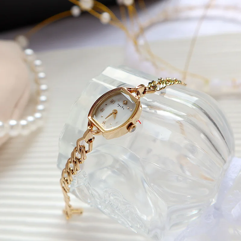 Reloj De Pulsera Con Colgante De Oro Para Personas Mayores